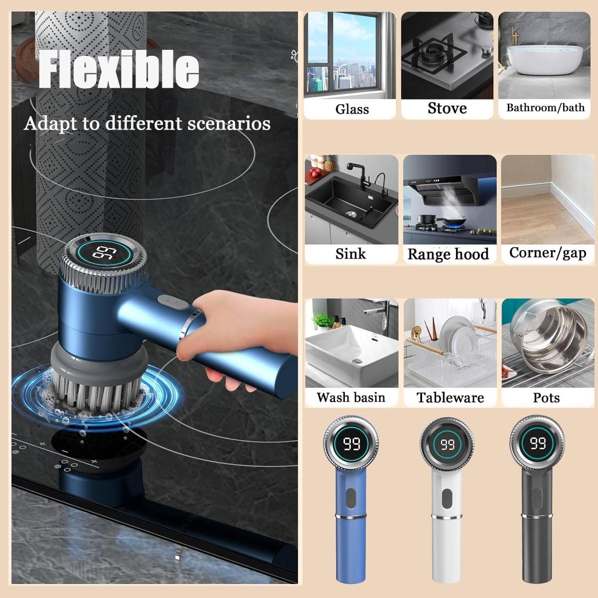 Electric Spin Scrubber